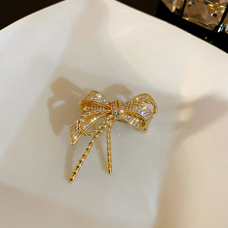 🎀 Strikbroche - Elegante Broche met Kristallen | Twinolo