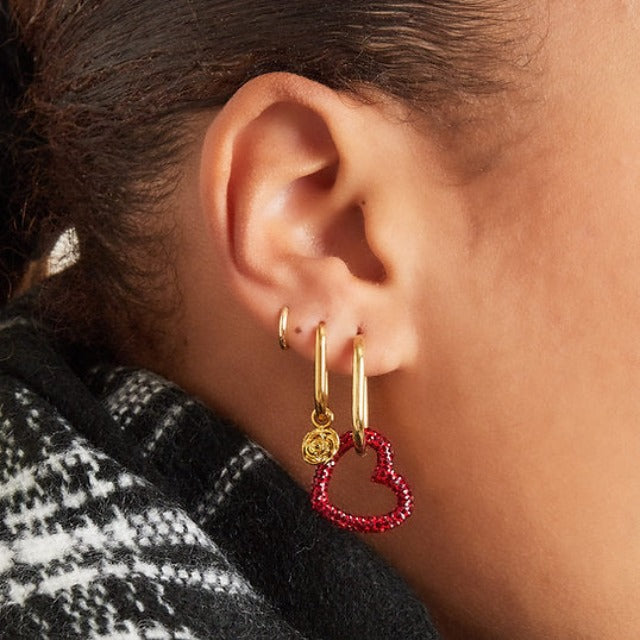 Boucles d'oreilles rose – Féminin & Romantique | Twinolo