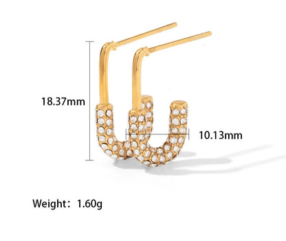 Mini Hoops with Zirconia – Sparkling & Minimalist | Twinolo
