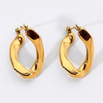 Gold Hoop Earrings – Timeless & Classic | Twinolo