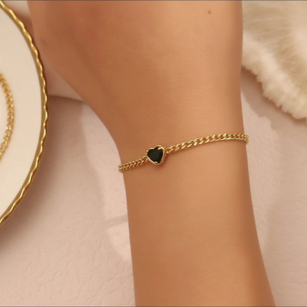 Fijne Schakelarmband met Fonkelende Zirkonia | Twinolo