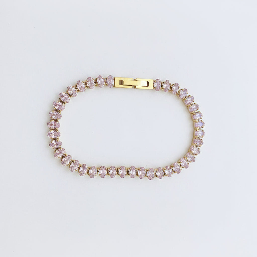 Glinsterende Tennis Armband – Klassiek & Chic | Twinolo