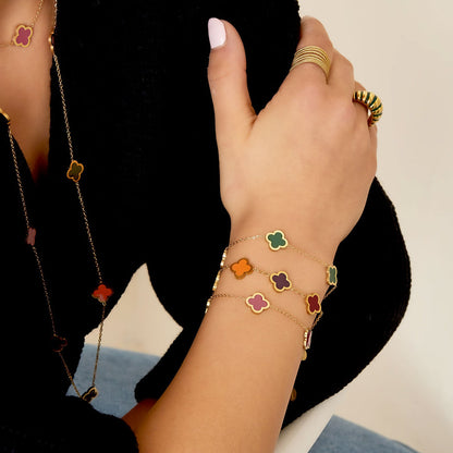 Armband met Drie Klavertjes – Symbool van Geluk | Twinolo
