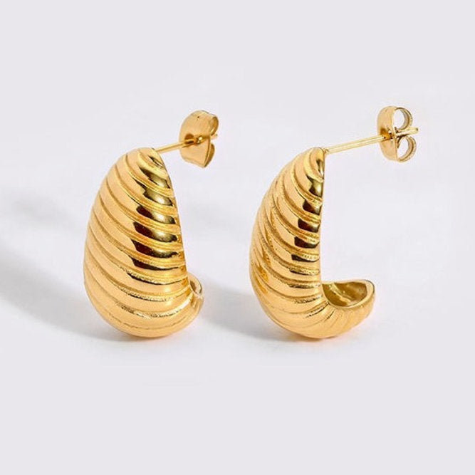 Boucles d'Oreilles Goutte Intemporelles – Simplicité Raffinée | Twinolo