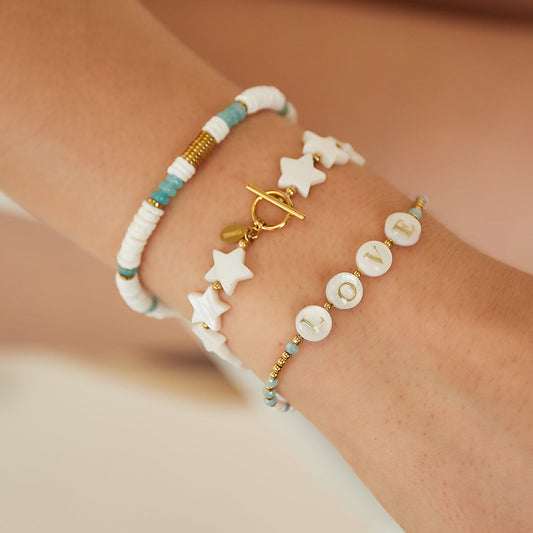 Bracelet Perles Cœurs – Doux & Significatif | Twinolo