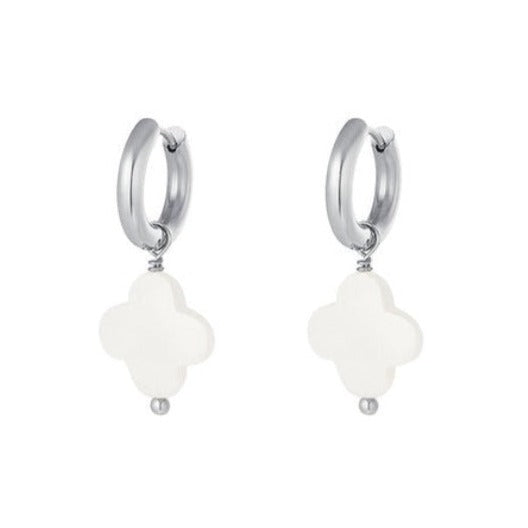 Clover & Mother of Pearl Earrings – Timeless Elegance | Twinolo