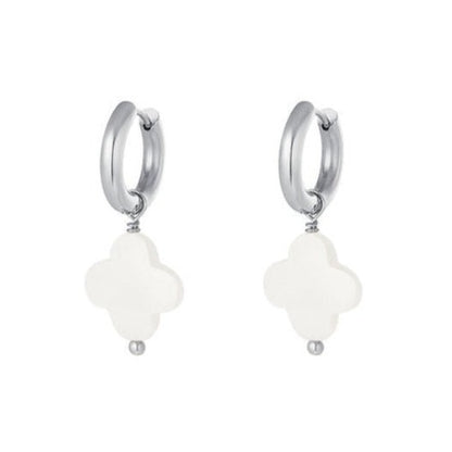 Clover & Mother of Pearl Earrings – Timeless Elegance | Twinolo