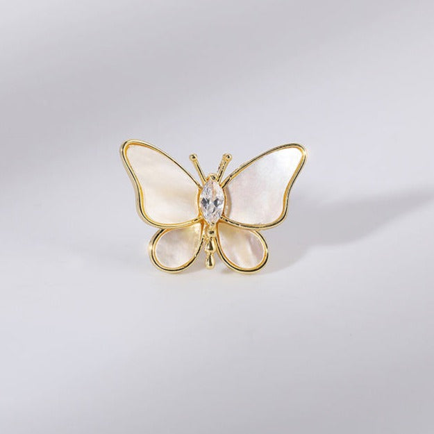 🦋 Butterfly Brooch - Elegant Brooch with Crystals | Twinolo