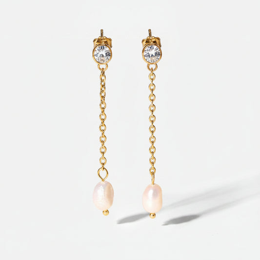 Oorhangers met Parel en Glans – Tijdloos Design | Twinolo