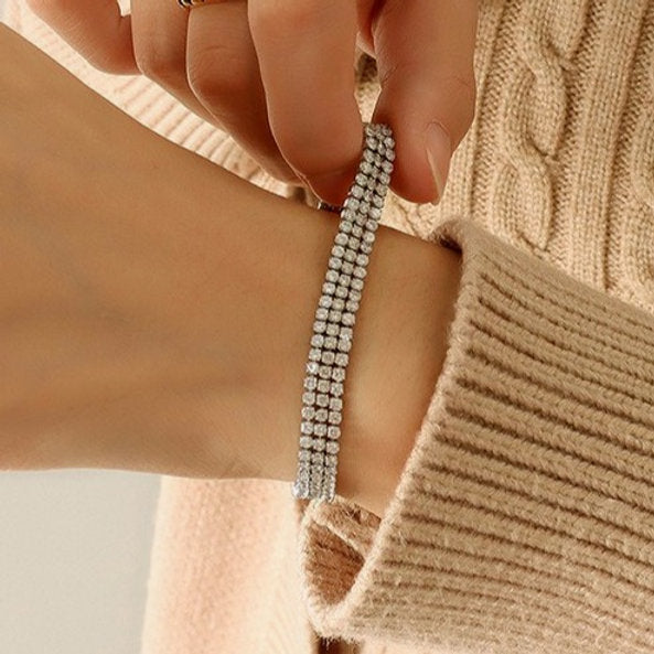 Bracelet Tennis avec Zirconium – Élégant & Raffiné | Twinolo
