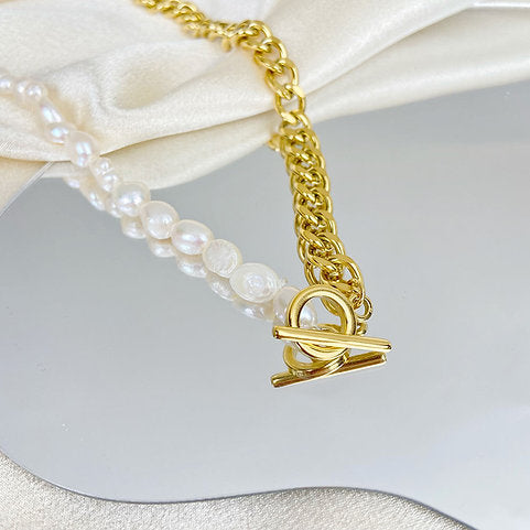 Fijne Ketting met Zoetwaterparels – Klassiek Design | Twinolo