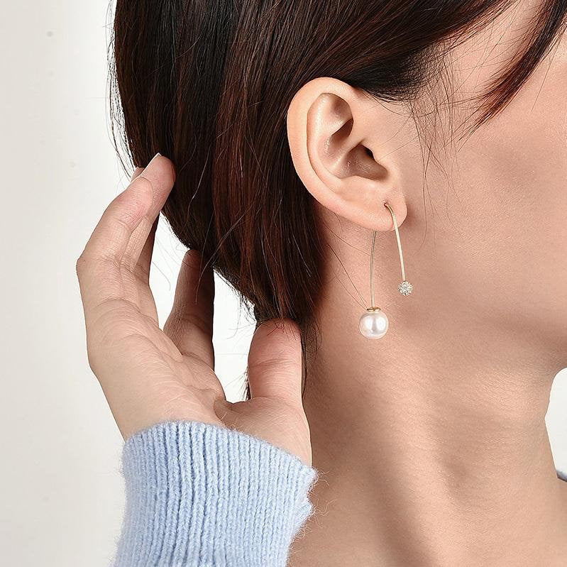Boucles d'oreilles perles et brillance - Design intemporel | Twinolo