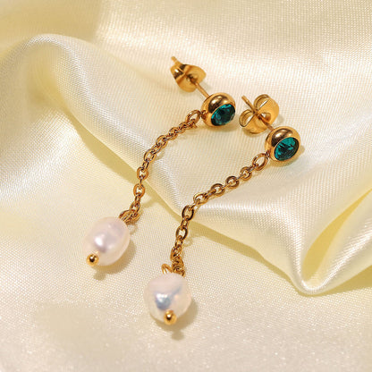 Boucles d'oreilles perles et brillance – Design intemporel | Twinolo