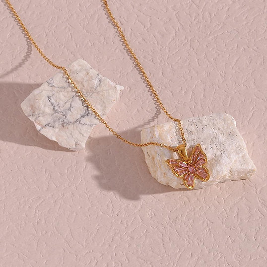 Ketting met Vlinderhanger – Speels & Elegant | Twinolo