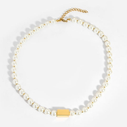 Ketting met Zoetwaterparel – Natuurlijke Elegantie | Twinolo