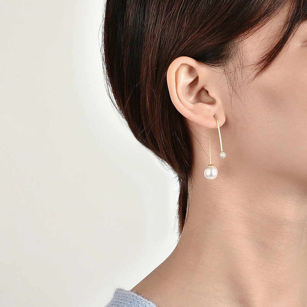 Boucles d'oreilles perles et brillance - Design intemporel | Twinolo