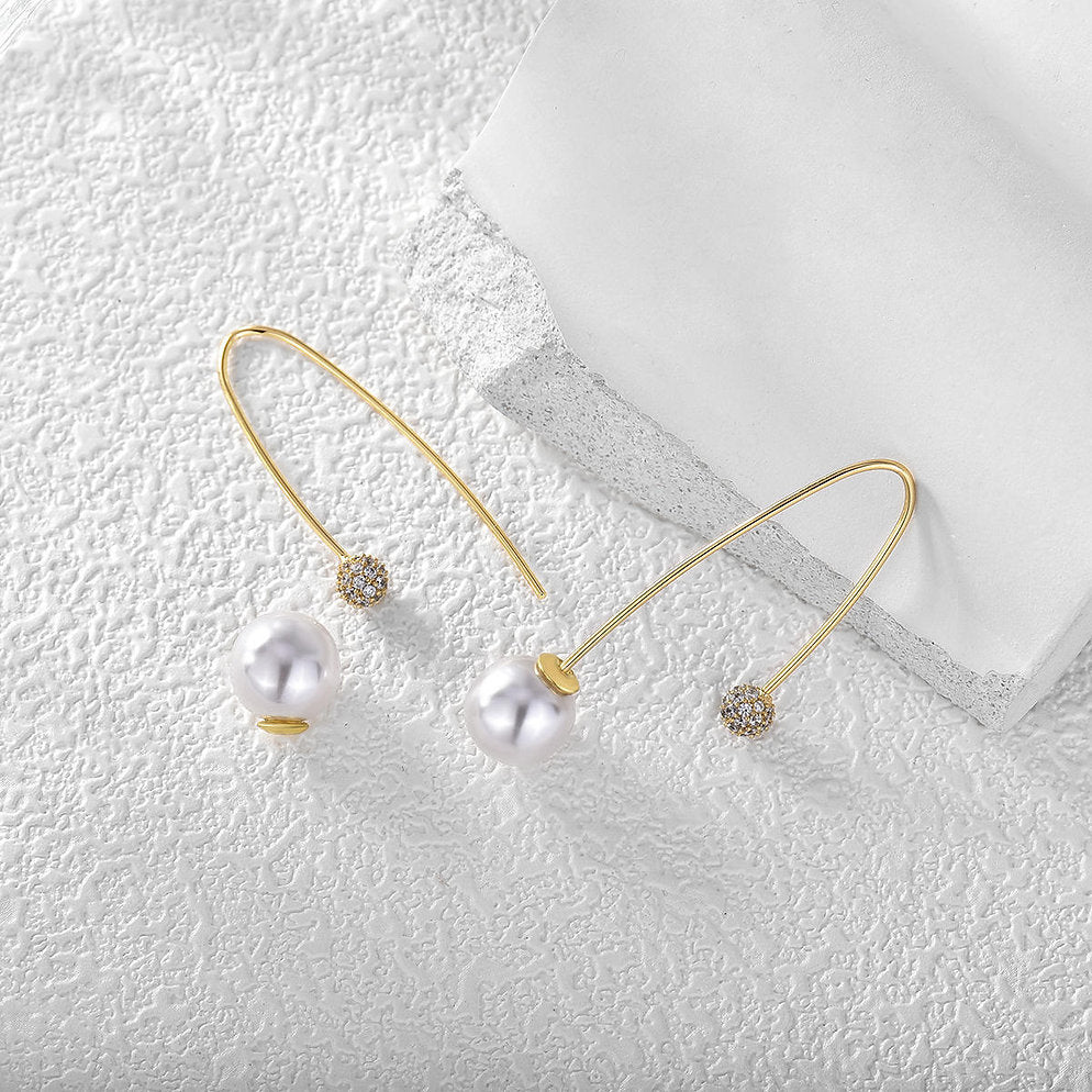 Boucles d'oreilles perles et brillance - Design intemporel | Twinolo