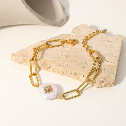 Armband met Parel & Ster – Speels & Elegant | Twinolo