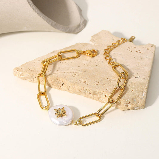 Armband met Parel & Ster – Speels & Elegant | Twinolo