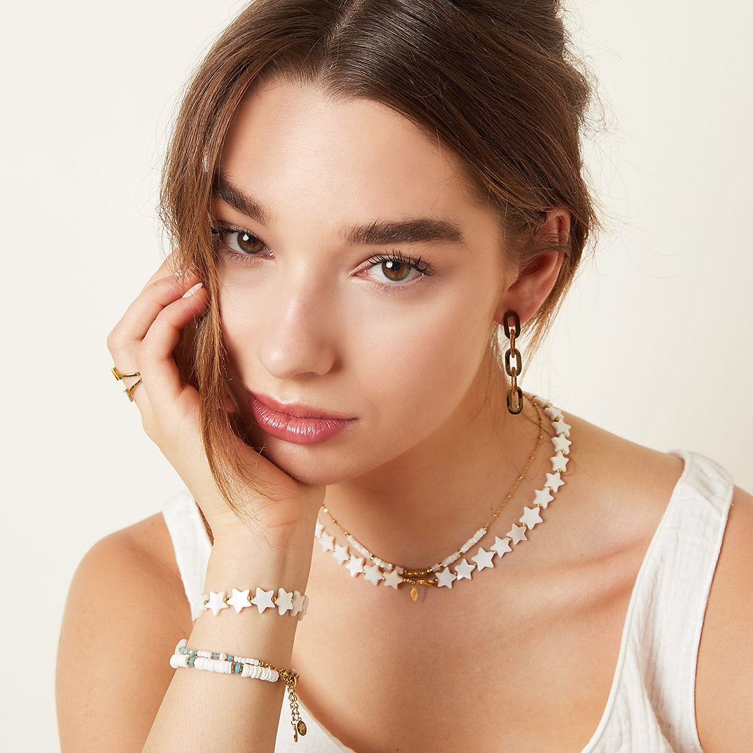 Bracelet Perles Cœurs – Doux & Significatif | Twinolo