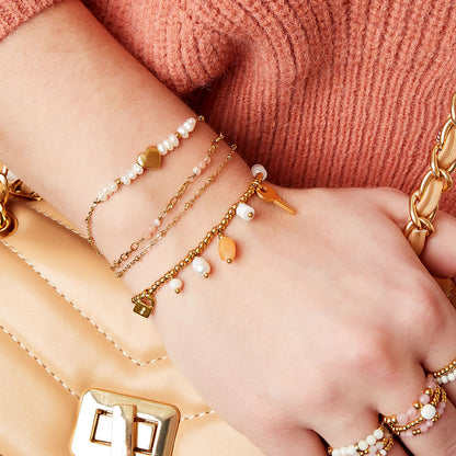 Armband met Parels & Hart – Liefdevol Design | Twinolo