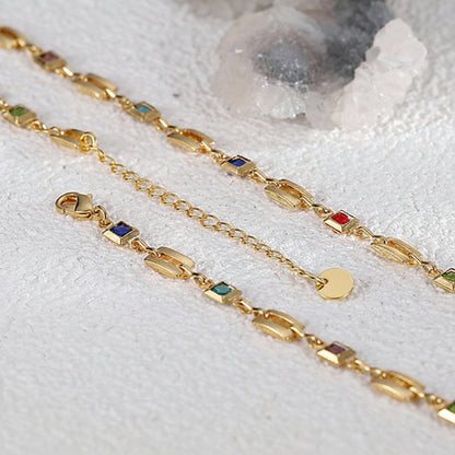 Collier Zircons Colorés – Ludique & Scintillant | Twinolo