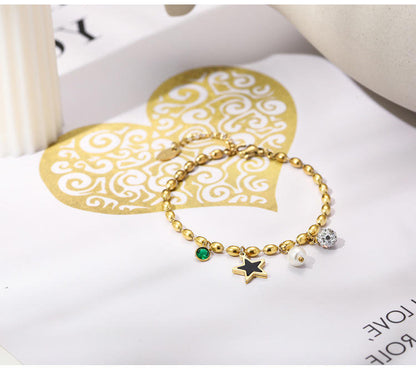 Armband met Parel en Ster – Elegant & Speels | Twinolo
