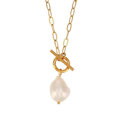 Freshwater Pearl Pendant Necklace – Natural Elegance | Twinolo