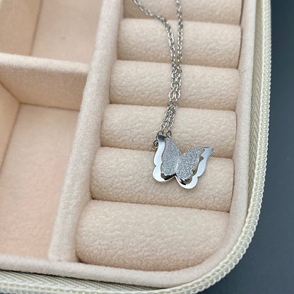 Collier Papillon Doré – Charme Naturel | Twinolo