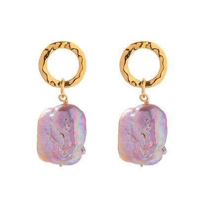 Oorhangers met Roze Zoetwaterparel – Zacht & Romantisch | Twinolo