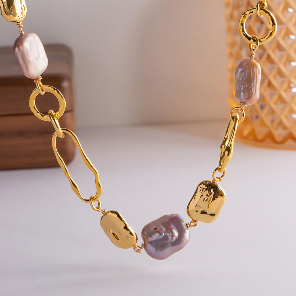 Zoetwaterparel Ketting – Natuurlijke Glans & Stijl | Twinolo
