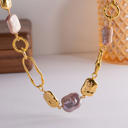 Zoetwaterparel Ketting – Natuurlijke Glans & Stijl | Twinolo