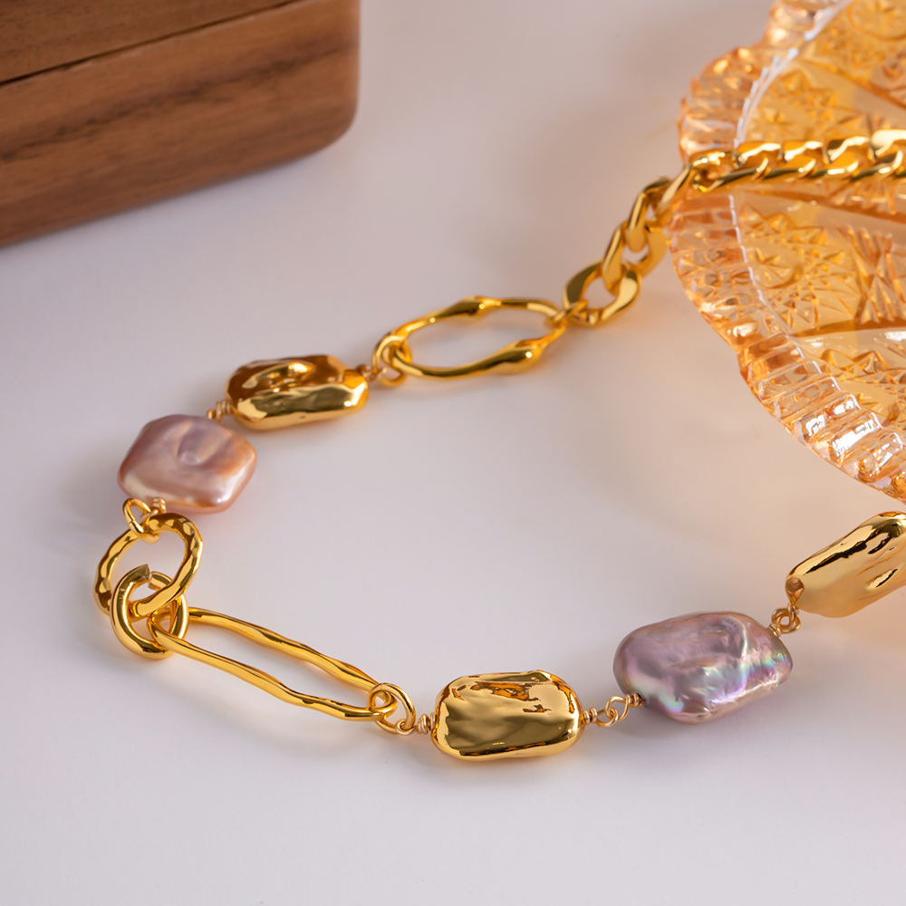 Zoetwaterparel Ketting – Natuurlijke Glans & Stijl | Twinolo