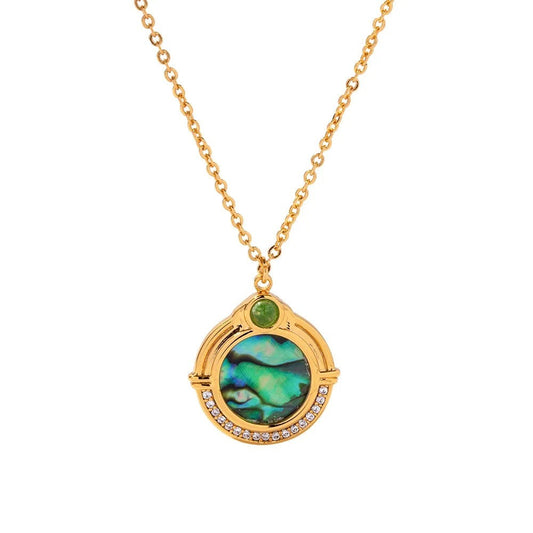 Ketting met Parelmoer Hanger – Zacht & Stijlvol | Twinolo