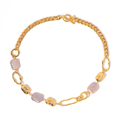 Zoetwaterparel Ketting – Natuurlijke Glans & Stijl | Twinolo