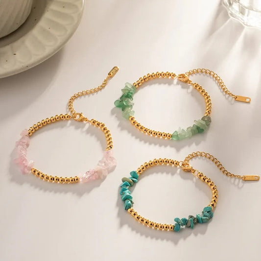 Armband met Groene Stenen – Natuurlijk & Stijlvol | Twinolo